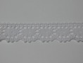 čipka paličkovaná 32 mm biela